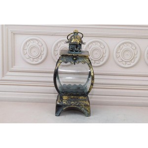Faroles vintage del siglo XX de metal y vidrio elevan la decoración del Ramadán con elegancia, tradición y significado espiritual. - Product Image 6