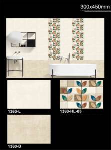 300x450x9mm d'épaisseur fabricant indien carreaux cuisine finition brillante carreaux de mur en céramique rayonnant implique lumineux - Product Image 5