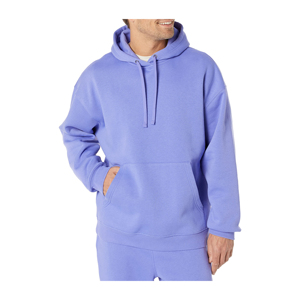 พรีเมี่ยมแฟชั่นการออกแบบฮิปฮอปเสื้อกันหนาวหมวกสีทึบที่กําหนดเองหนักน้ําหนักผ้าฝ้ายอินทรีย์ธรรมดา U Nisex เสื้อกันหนาวหมวกที่จําเป็นขนาดใหญ่ - Product Image 1