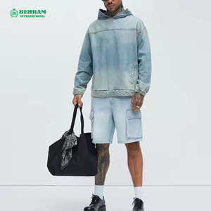 Sweat-shirts à capuche unisexes de qualité supérieure, design personnalisé, logo sur mesure, lavage à l'acide, 100% coton molletonné/éponge française, séchage rapide, respirant - Product Image 3