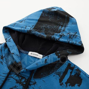 เสื้อฮู้ดดี้ผู้ชายลายไทได กันลม สำหรับฤดูหนาว ผ้าฝ้าย 100% แห้งเร็ว ระบายอากาศได้ดี คุณภาพสูง ผลิตจากโรงงาน - Product Image 4