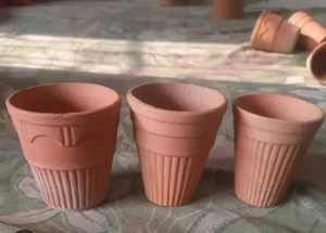 Tazas de arcilla de barro hechas a mano ecológicas, diseño personalizado y volumen, tazas Mitti Chai tradicionales para té/café y uso en fiestas - Product Image 4