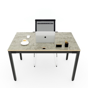 Escritorio Uconcept HBUC041 de 120x70cm, Diseño Minimalista, Madera Contrachapada Resistente con Melamina, Color Concreto - Product Image 1