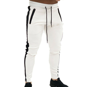 Pantalones de chándal deportivos ajustados para hombre, Joggers atados al tobillo personalizados, Fitness, transpirable, gimnasio, entrenamiento, ligero, 100% algodón, estilo informal, pista - Product Image 5