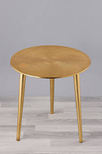 <b>Coffee</b> <b>Table</b> Gold Nordic Living Room Furniture Tea Accent <b>Round</b> <b>Table</b> Metal Attractive <b>Round</b> Shape Modern Luxury Side <b>Table</b> - Product Image 2