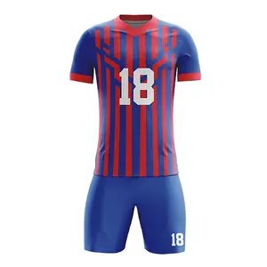 Maillots d'équipe sublimés enfants haute qualité jeunesse conception uniforme de football vêtements personnalisé sports d'équipe club conceptions uniforme de football