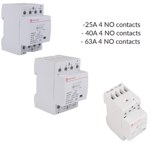 Gran oferta, Contactor Modular de 40A con 4 contactos abiertos normales, interruptor de Contactor eléctrico de CA, equipo de bajo voltaje IP20 de 220-230V - Product Image 3