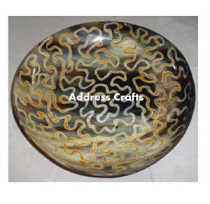 Cuencos para servir ensalada y fruta de cuerno de búfalo de la mejor calidad de estilo occidental, cuenco de cuerno ecológico de la India por Artesanías de dirección - Product Image 6