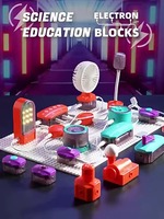 Kit de circuits électriques électroniques pour expériences scientifiques, blocs de technologie, jeux éducatifs STEM pour enfants