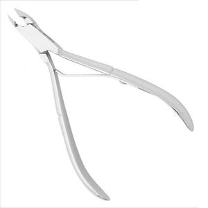 Pince à cuticules en acier inoxydable satiné Usine Offre Spéciale pince à cuticules en argent Outils de pédicure en acier inoxydable - Product Image 4