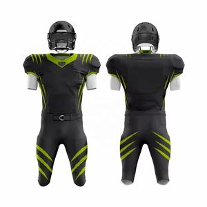 Uniforme de football américain pour hommes imprimé de logo personnalisé matériau en polyester léger vêtements de sport uniforme de football américain - Product Image 1