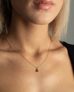 สร้อยคอจี้หยดน้ำตาทำด้วยมืออัญมณีเปลี่ยนสีเงินสเตอร์ลิงของขวัญเครื่องประดับ - Product Image 5