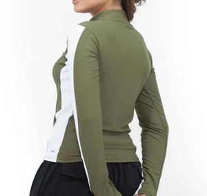 Vêtement de yoga pour femmes en gros OEM, veste respirante, vêtements d'extérieur tendance, manches longues avec poches, veste de yoga pour femmes avec couleur personnalisée - Product Image 4
