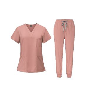 Tenues médicales unisexes tendance et populaires : ensembles de blouses et pantalons en tissu Spandex tissé, vente en gros pour cliniques vétérinaires, infirmières dentaires, blouses personnalisées - Product Image 2