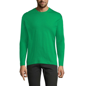 Custom Logo Design Oversize Eco-Friendly High Street Breathable <b>White</b> Full <b>Sleeve</b> Solid Pattern Knitted Plus Size Autumn <b>Men's</b> - Product Image 1