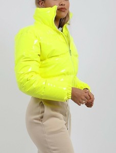 OEM logotipo personalizado recortar abajo Abrigos Mujer puff burbuja chaqueta personalizada casual invierno abajo puffer chaqueta mujer burbuja abrigos - Product Image 3