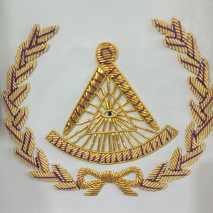 Masonic Regalia Lodge Gran Maestro Delantal Púrpura - Product Image 3