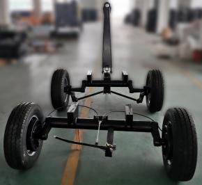 รถพ่วงแทรคเตอร์4ล้อโช้คอัพโลหะแรงบิด5000กก. พร้อมเพลาหน้าและหลัง - Product Image 3