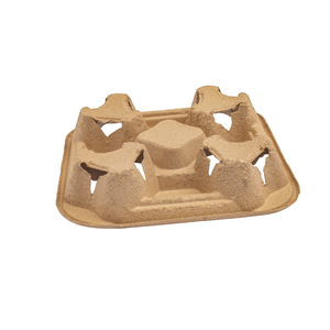 Soporte para taza de café para llevar, café de buena calidad con papel de cartón, bandeja para bebidas de pulpa, papel hecho en Vietnam - Product Image 5