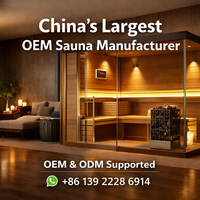 Sauna Eléctrica de Infrarrojos de Bajo EMF, Diseño Moderno, Madera de Hemlock, para Dormitorio, Sala de Estar, Gabinete de Bienestar, Directo de Fábrica, para Apartamento