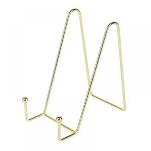 Antique gold metal excellent <b>plate</b> stand storage <b>rack</b> holder kitchenware decorative countertop home and restaurant table decor - Product Image 6