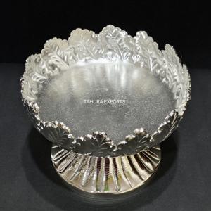 Plateau de service au chocolat argenté à la mode pour offrir un présentoir de desserts alimentaires de meilleure qualité pour plateau de décoration de table d'hôtel à bas prix - Product Image 6