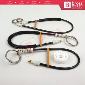 BWR1211 Kit de réparation de lève-vitre avant gauche pour série 5 E60 E61 2003-2010 4/5 porte 51337184383 Bross pièces automobiles - Product Image 3