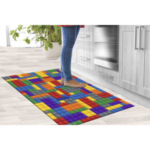 Colorful <b>Building</b> <b>Blocks</b> Rug: Non-Slip Kids Room Carpet,With Pile <b>Soft</b> Rug - Product Image 4