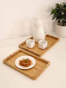 Plateau de service en bois récupéré design écologique appel rustique style de vie durable décor de cuisine utilisation fonctionnelle - Product Image 4