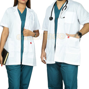 Bata de laboratorio profesional unisex hecha a medida con uniformes hospitalarios de último diseño de alta calidad - Product Image 6