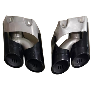 Embouts d'échappement noirs de style OEM de haute qualité pour Porsche Macan (paire)  95B00420008  95B04420014  95B04420009  95B253681 - Product Image 2