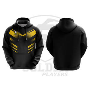 OEM Hommes Sweat À Capuche 50% Coton 50% Polyester À Manches Longues Imprimé Surdimensionné Pull À Capuche En Gros Noir Personnalisé À Capuche - Product Image 4