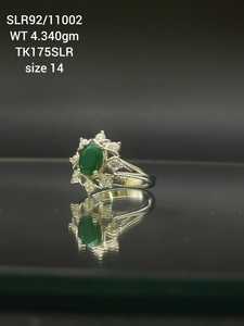 แหวนเพชรคริสตัลสีผสม2024สำหรับสตรีแหวนเซอร์โคเนียมที่สวยงามหรูหราวงแหวนพลอย S925สีเงินฝังขนาดเล็ก - Product Image 4