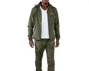 Custom Men's Premium Windbreaker <b>Set</b> <b>Plus</b> <b>Size</b> Outdoor Waterproof Winter <b>Jogger</b> Windbreaker Solid Winter Sports Wear - Product Image 5