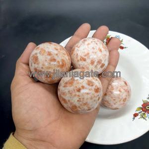 Sphère en pierre semi-précieuse de cristal de soleil naturel poli de haute qualité, agate, quartz, faite à la main pour la décoration de la maison, chakra - Product Image 3