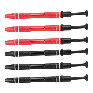Pince de perçage à billes revêtue de couleur noire et rouge, outil de ramassage à billes en acier inoxydable - Product Image 4