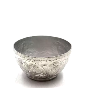 Cuencos de servir de metal de diseño antiguo Tamaño de forma personalizable de alta calidad para recepciones de bodas Fiestas Cuencos de mezcla de alta calificación - Product Image 2