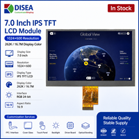 Module d'affichage LCD TFT IPS personnalisé de 7,0 pouces 1024x600, 262K/16,7M couleurs pour contrôle industriel, dispositifs médicaux, maison intelligente, OEM ODM