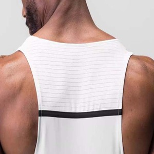 Precio al por mayor, diseño de logotipo personalizado, culturismo, Fitness, deportes, entrenamiento, gimnasio, ropa, camisetas sin mangas, camisetas transpirables de talla grande para hombres - Product Image 4