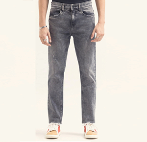 กางเกงยีนส์ผู้ชายแห้งเร็วระบายอากาศได้ดีเป็นมิตรกับสิ่งแวดล้อมซักได้หลวมลำลองกลางน้ำหนักเบา100% ฤดูใบไม้ร่วงฤดูร้อน - Product Image 1