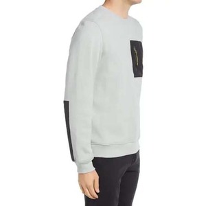 Sweat-shirts à capuche pour hommes, style tendance, col rond, manches longues, couleur unie, logo personnalisé, en vente à prix réduit - Product Image 2
