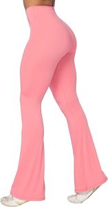 Women's Crossover Waist <b>Workout</b> <b>Leggings</b> Ankle Length High Waisted Athletic Gym Yoga <b>Pockets</b> Plaid Pattern Breathable Four-Way - Product Image 3