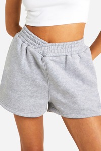 Venta al por mayor en blanco logotipo personalizado Running Biker Sweat pantalones cortos de mujer de algodón polar elegante cintura Terry Active Gym pantalones cortos para mujeres - Product Image 2