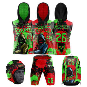 Camiseta sin Mangas Personalizable 7 7 Antibacteriana Transpirable Totalmente Impresa por Sublimación con Nombre de Equipo Personalizado 380g Fútbol Americano - Product Image 1