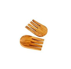 Juego de Servidores de Ensalada de Madera Natural del Mejor Fabricante, Venta Caliente, Vajilla para Bodas, Juego de 2 Servidores de Ensalada Ecológicos, Tenedor de Ensalada para Hotel - Product Image 1