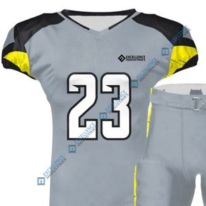 Uniforme de Fútbol Americano Personalizado de Alta Calidad para Hombre, Talla Grande, Tela Ligera y Transpirable, Mangas Cortas, Conjuntos Elegantes - Product Image 4