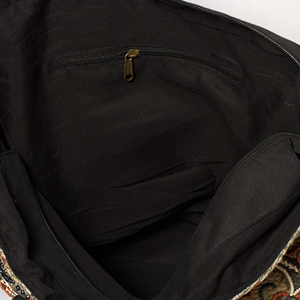 Patrón personalizado Bolsas de gran tamaño Jacquard bordado personalizado Bohemia Impreso Bolsa de compras Tote Canvas Tote Bag - Product Image 3