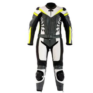 Traje de moto personalizado OEM para hombre hecho de cuero genuino Traje de motocicleta personalizado para hombre Cuero puro - Product Image 6