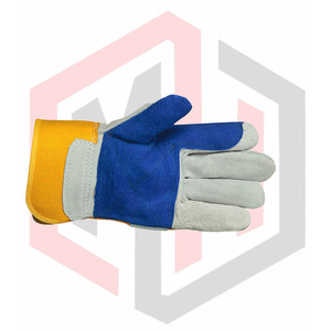 Gants de travail en cuir de protection Résistance à la chaleur Résistant à la déchirure Caractéristiques respirantes Longueur personnalisable pour le jardinage Agriculture - Product Image 6