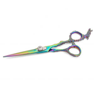 Premium Dragon Handle Barber Scissors <b>Razor</b> Edge Sharpness - Product Image 2